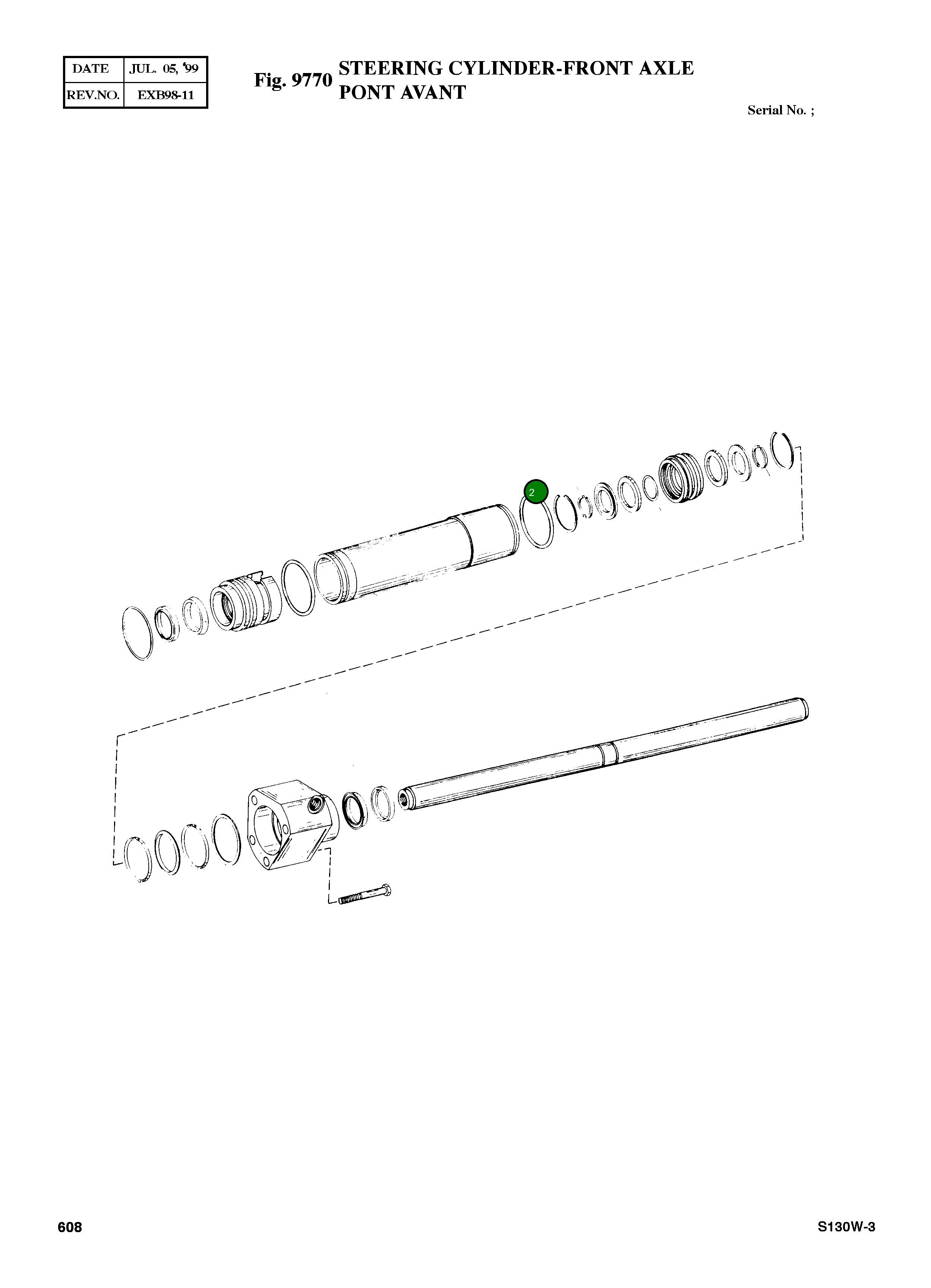 Кольцо уплотнительное (O-Ring) 0634 303 289 Komatsu