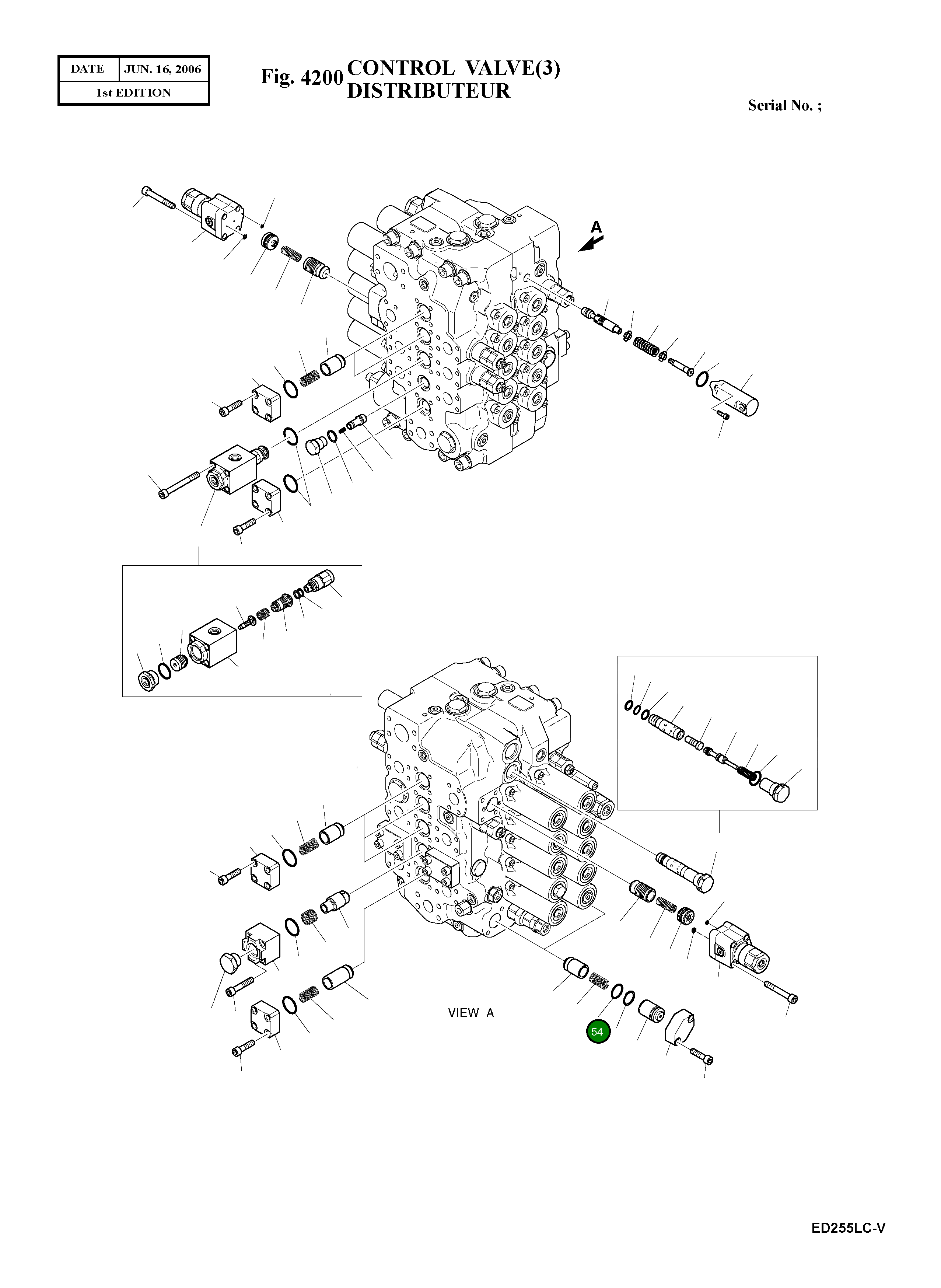 Кольцо уплотнительное (O-Ring) 95121-02500 Komatsu
