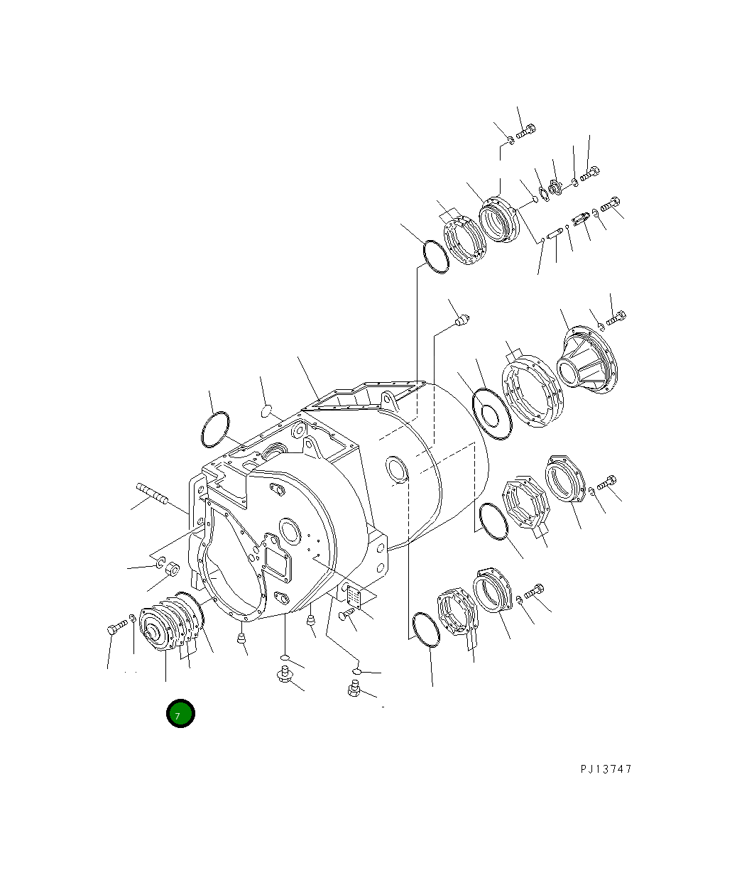 Крышка 175-916-1280 Komatsu