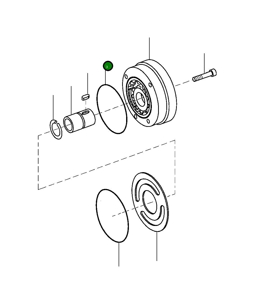 Кольцо уплотнительное (O-Ring) 343 941 R1 Komatsu