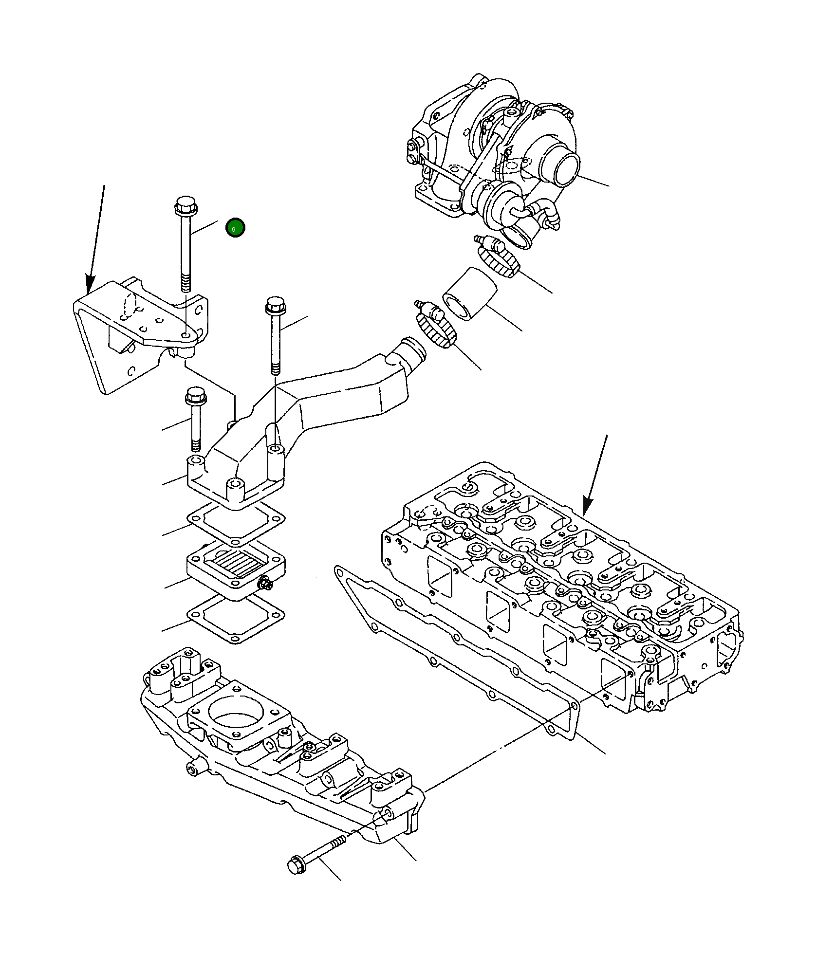 Болт YM26106-101202 Komatsu