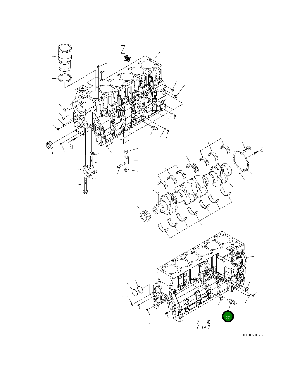 Болт 6745-21-1910  Komatsu