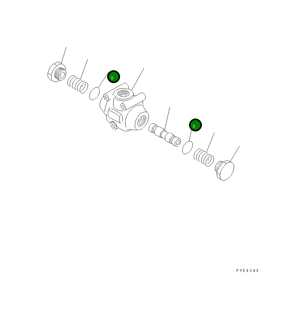 Кольцо уплотнительное (O-Ring) 23A-60-13130 Komatsu