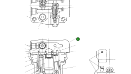 Крышка 1303-284 Komatsu