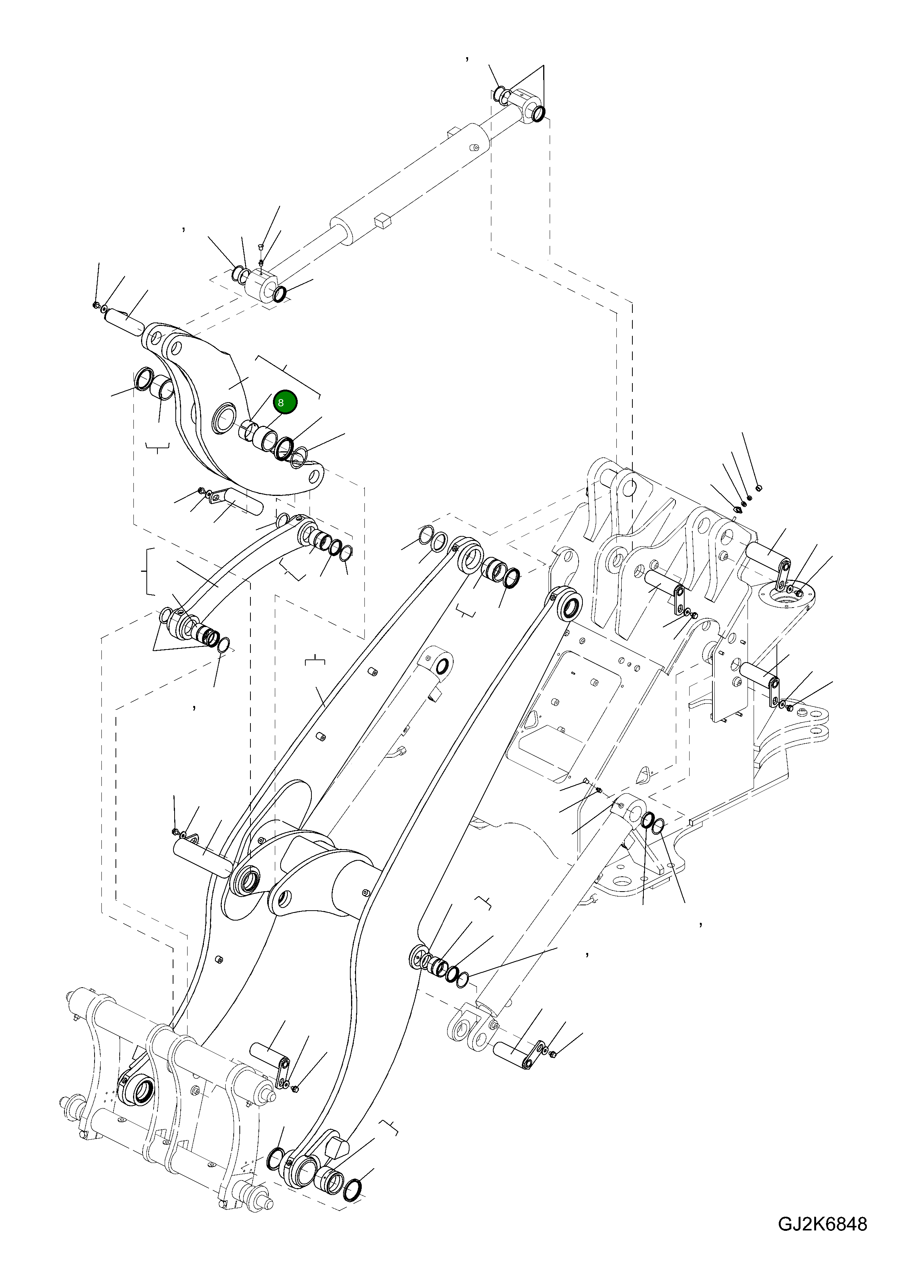 Кольцо 42W-70-21B30 Komatsu