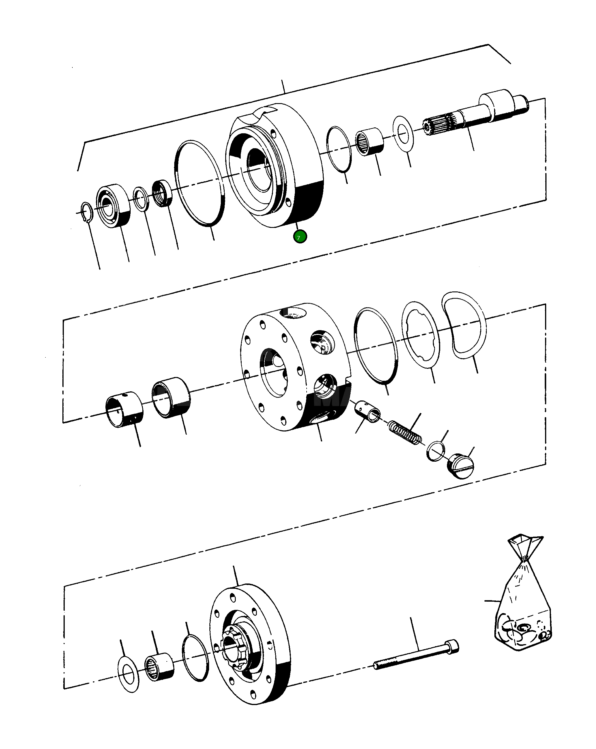 Крышка 3235151M1 Komatsu