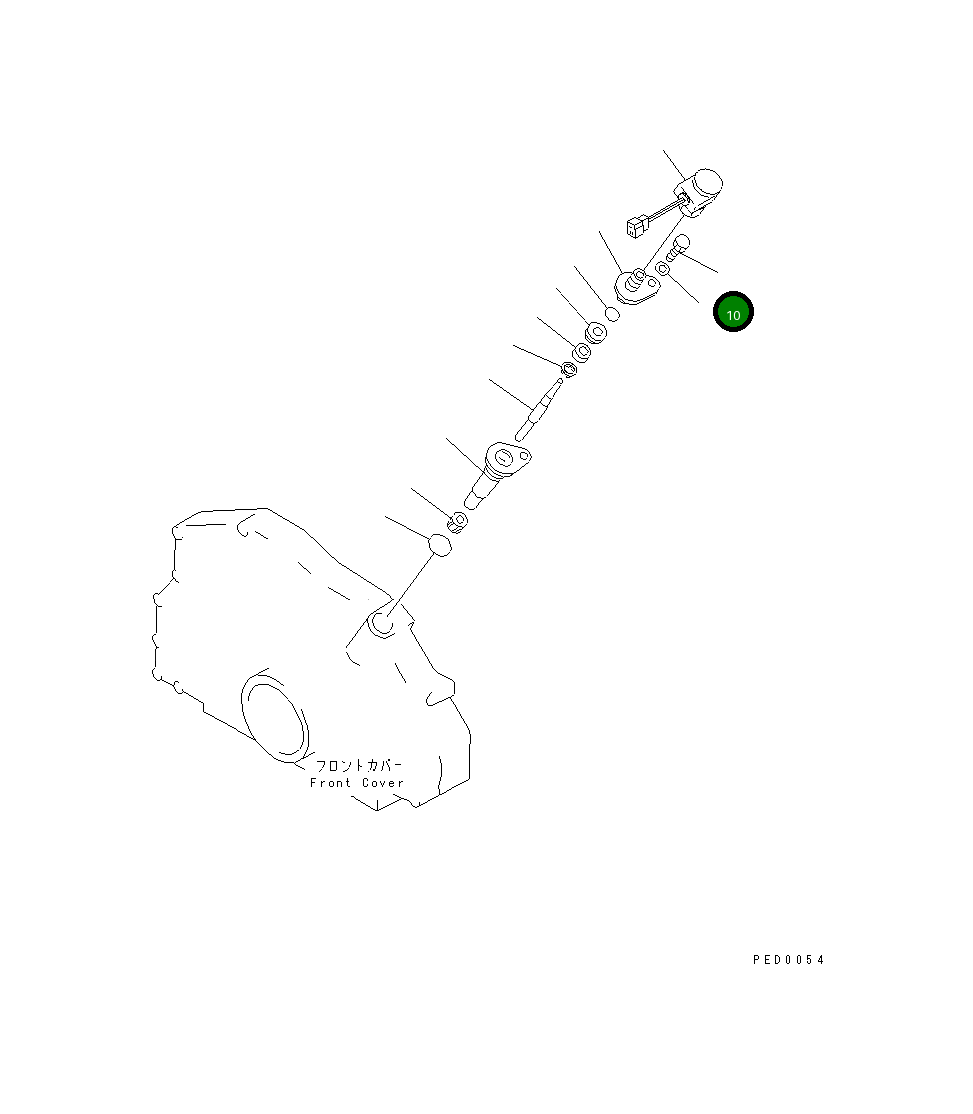 Болт 01014-51030 Komatsu