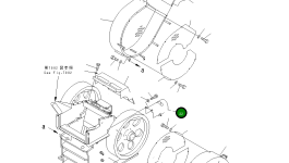 Крышка 8206-54-3340 Komatsu