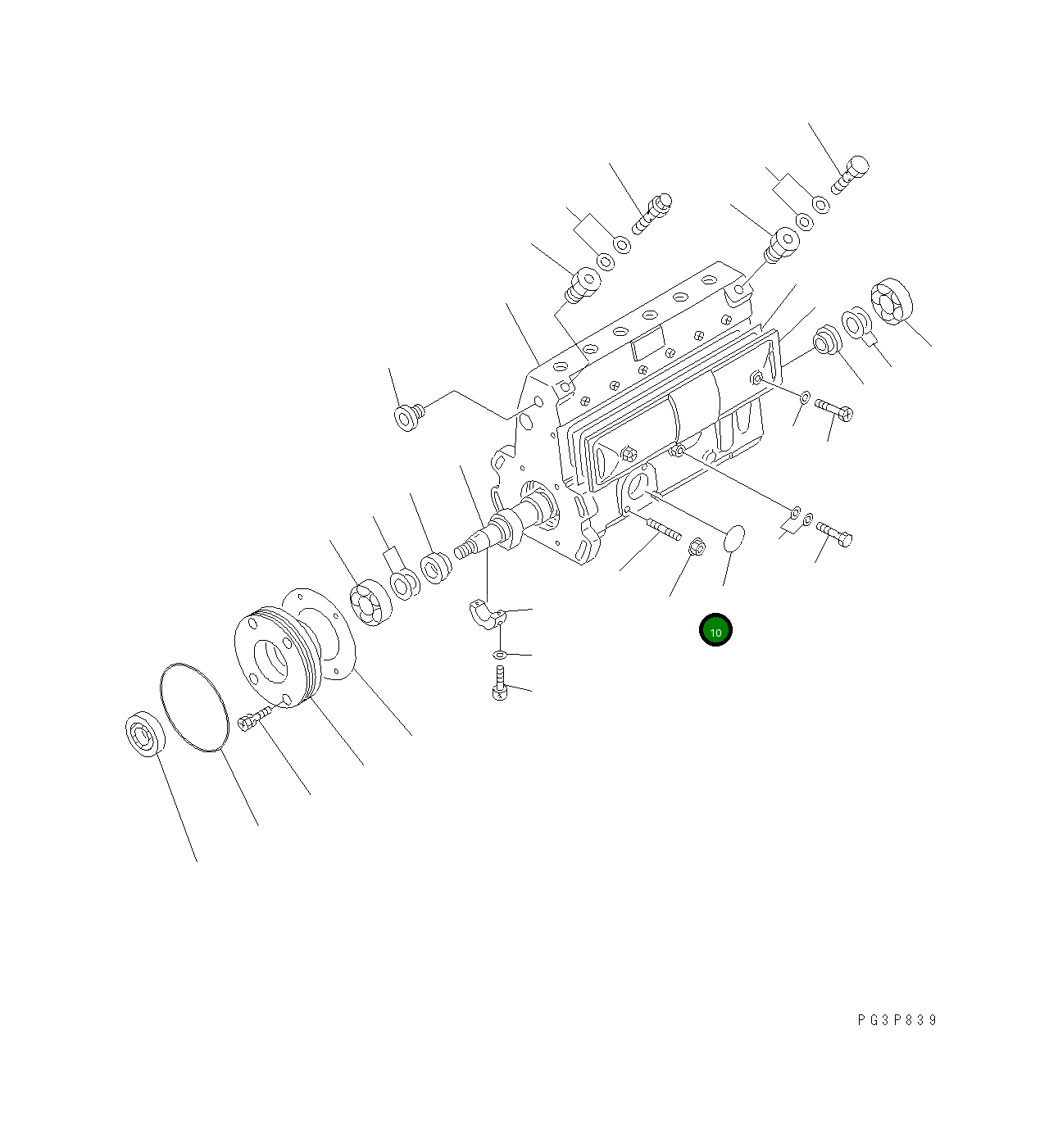 Кольцо уплотнительное (O-Ring) DK029633-10 Komatsu