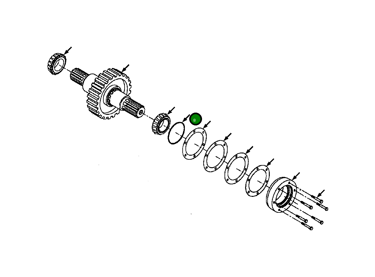 Кольцо уплотнительное (O-Ring) 142 255 Komatsu