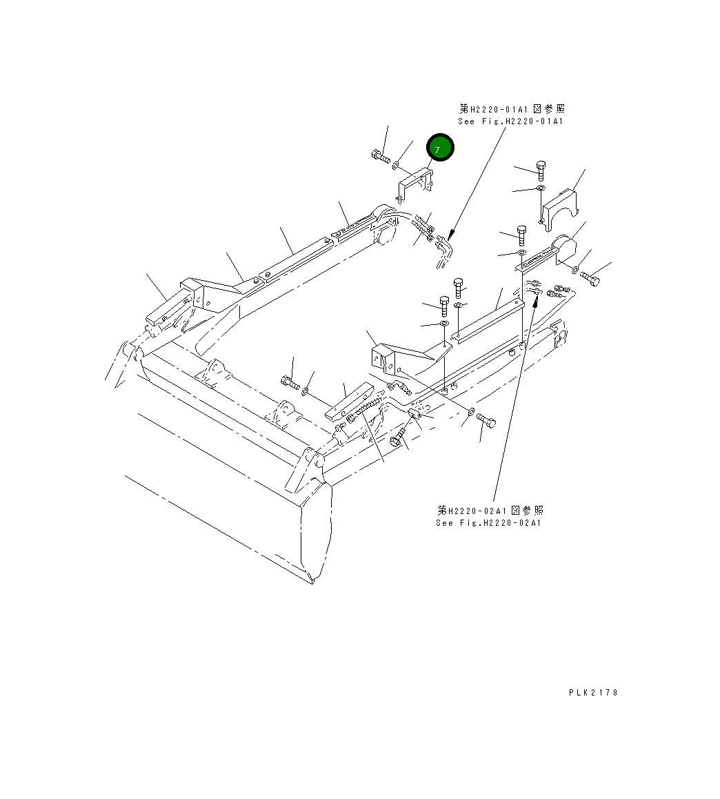 Крышка 124-X16-1440 Komatsu