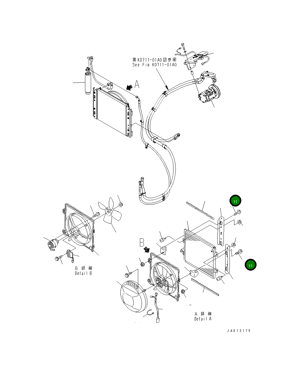 Болт ND91478-08301 Komatsu