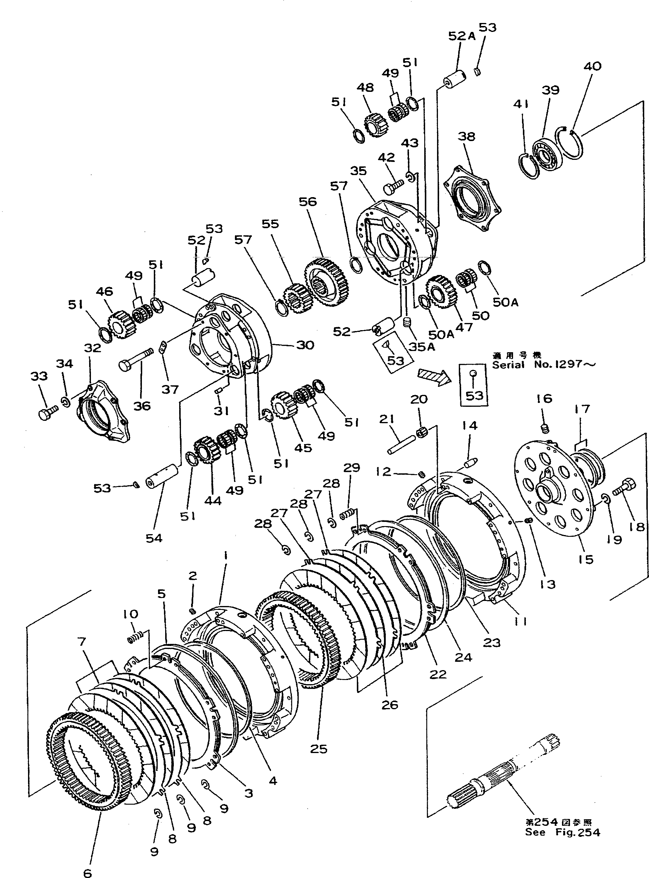 Болт 01041-61615  Komatsu