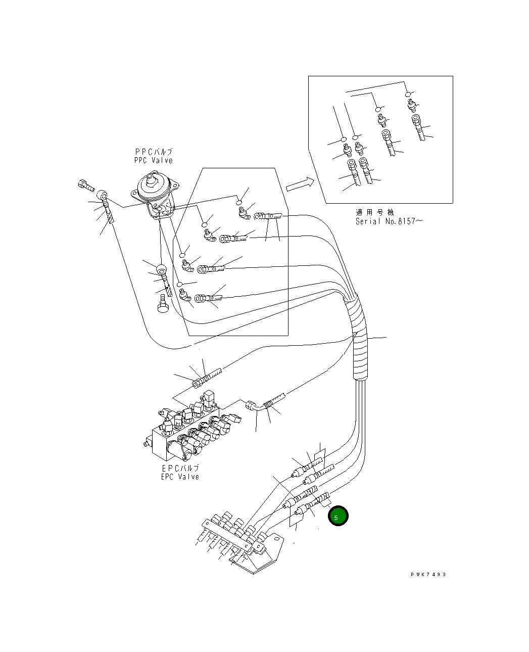 Крышка 21X-62-34360 Komatsu