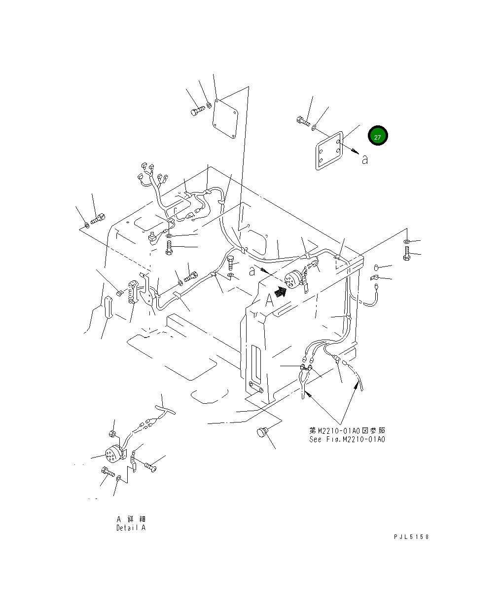 Крышка 154-54-46230  Komatsu