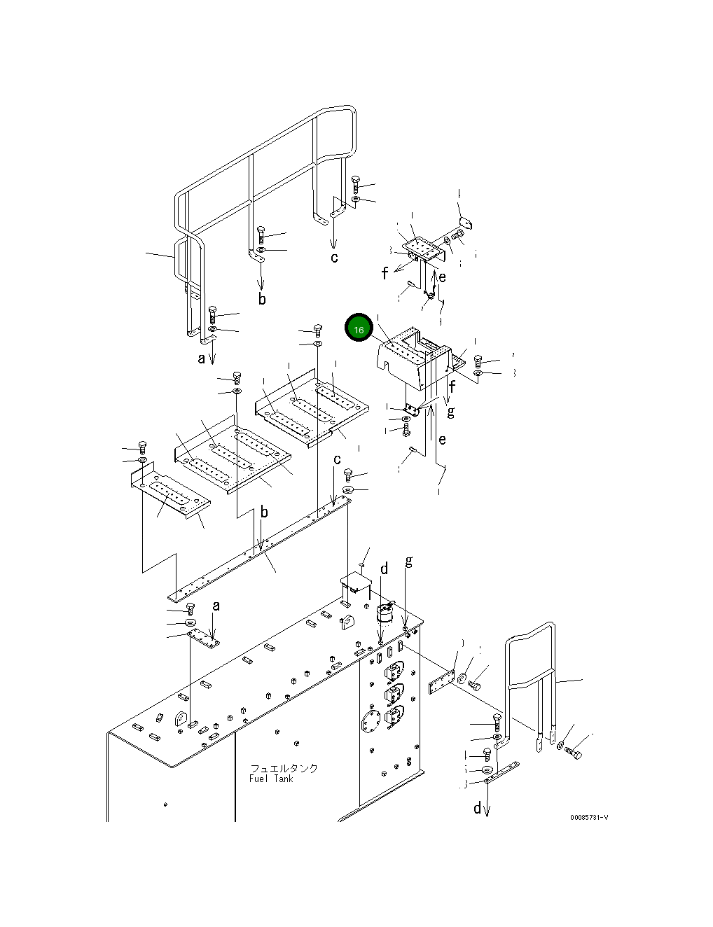 Крышка 21T-53-32611 Komatsu