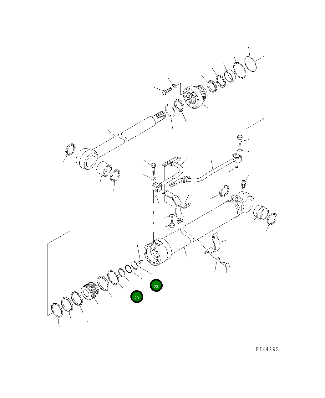 Кольцо (K1) 707-35-90730  Komatsu
