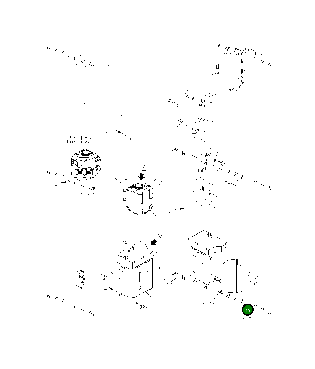 Крышка 418-07-66181 Komatsu