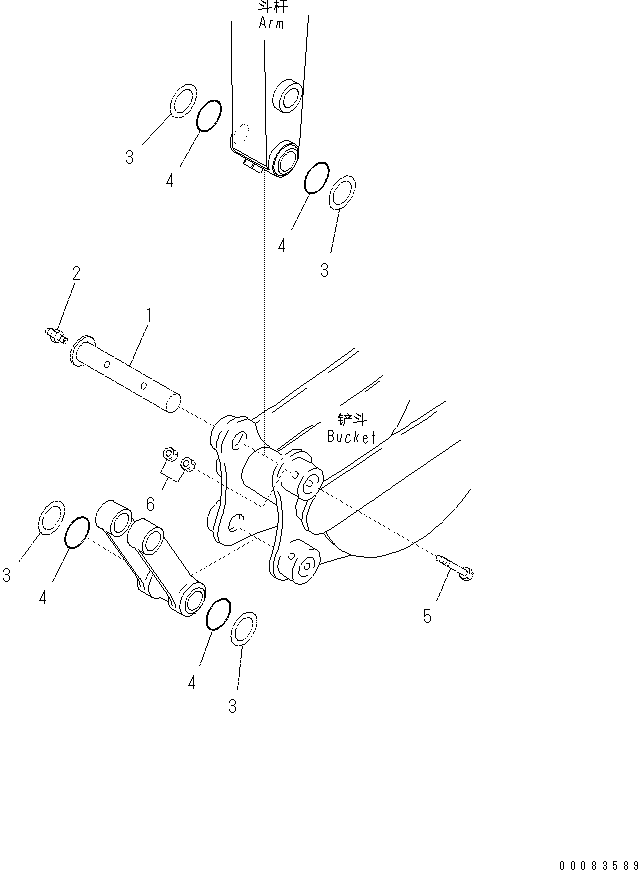 Кольцо уплотнительное (O-Ring) 141-30-36290  Komatsu