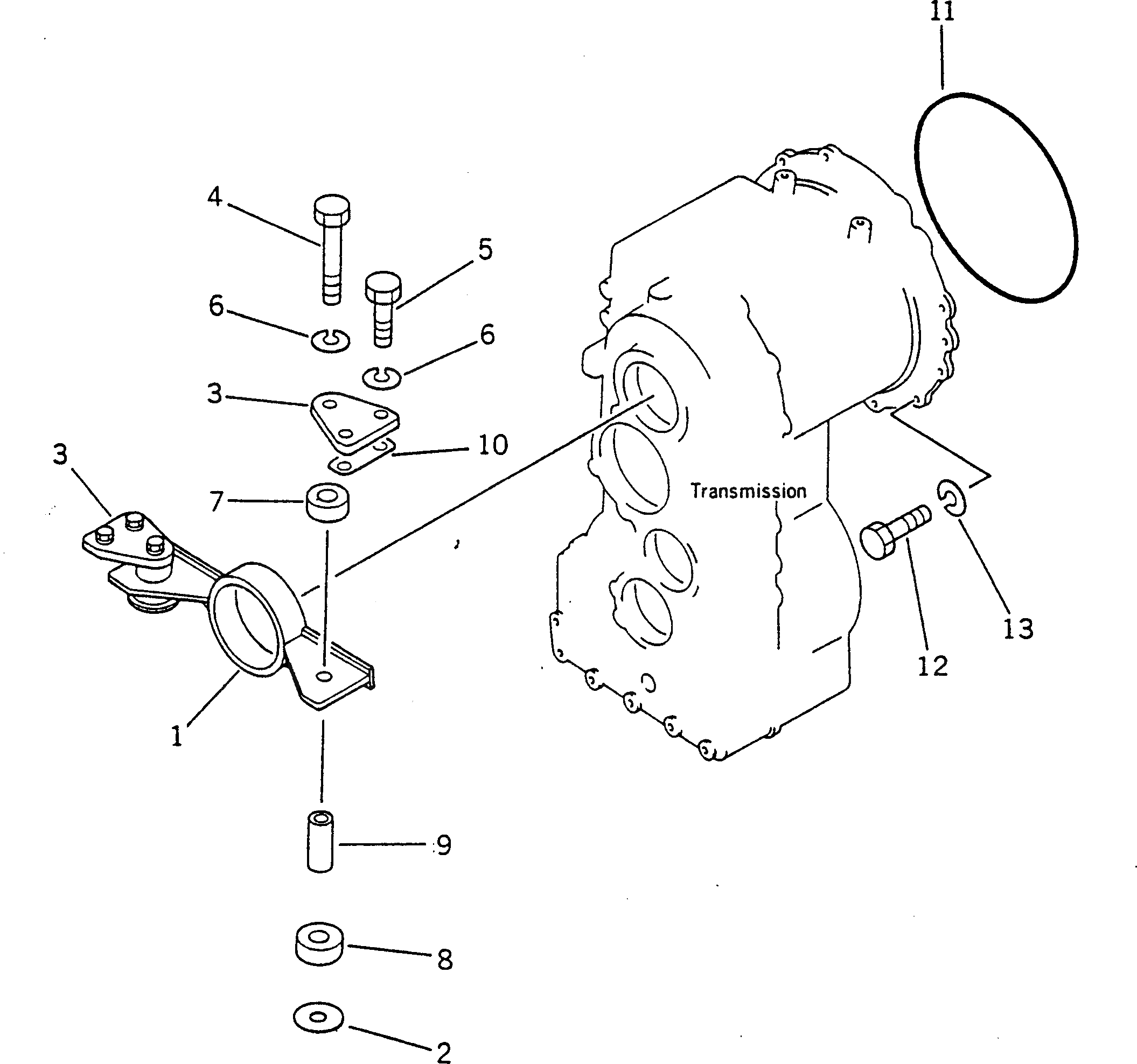 Болт 01011-51600 Komatsu