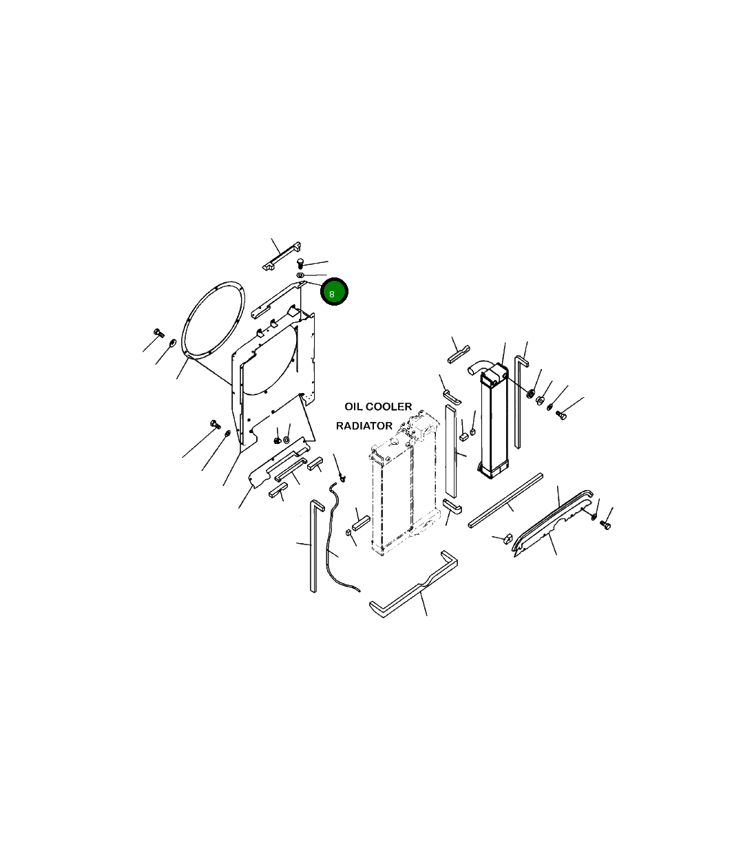 Крышка 206-03-21231  Komatsu