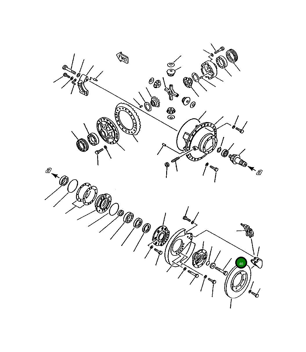 Болт 01050-61690  Komatsu