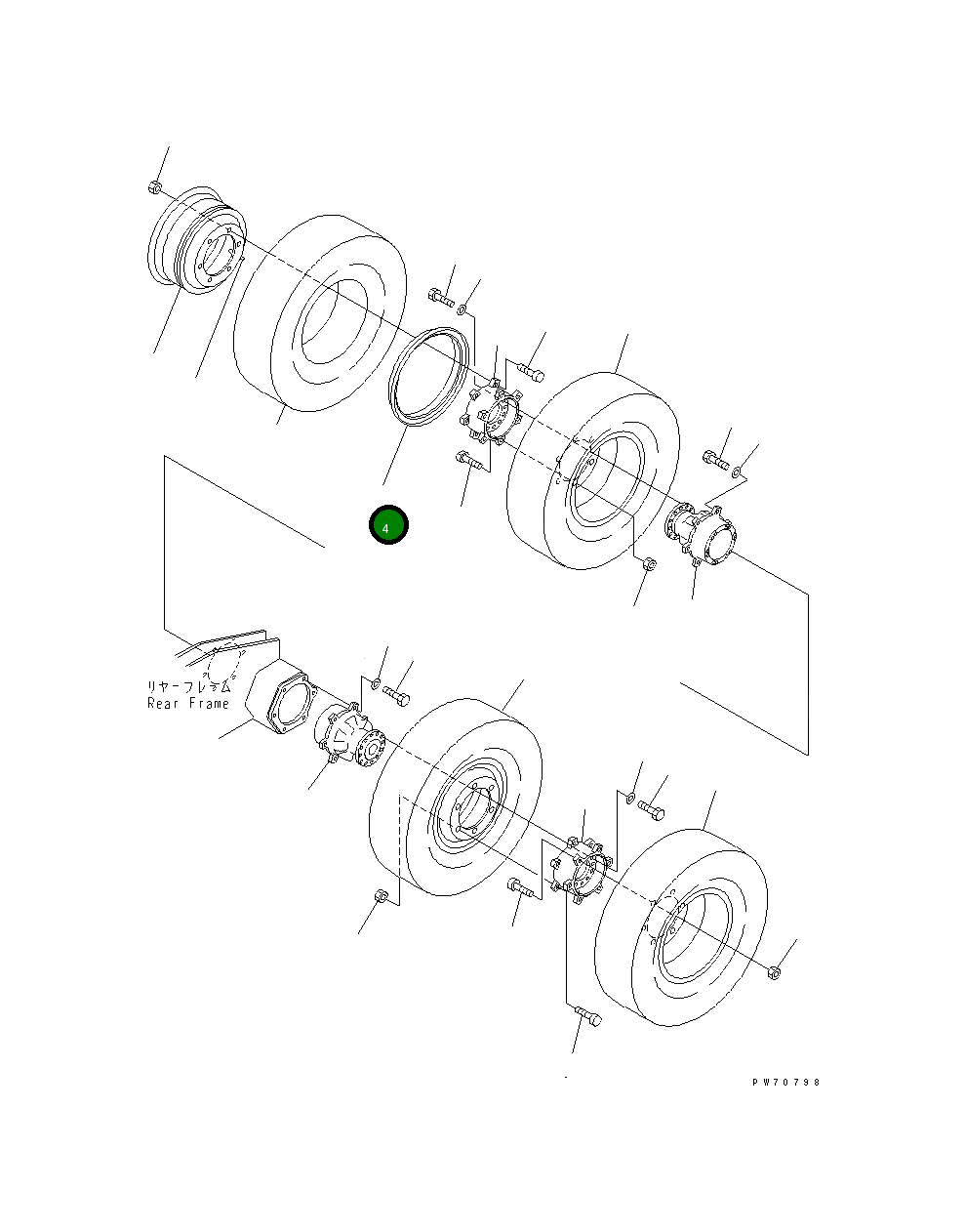 Кольцо 258-70-11140 Komatsu