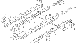Проставка 195-30-12172 Komatsu