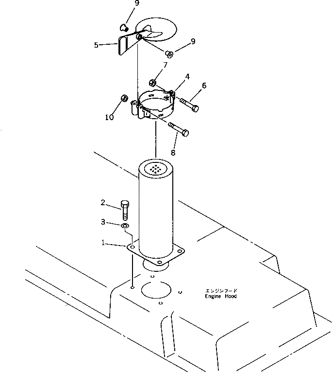 Болт 6715-11-5290  Komatsu