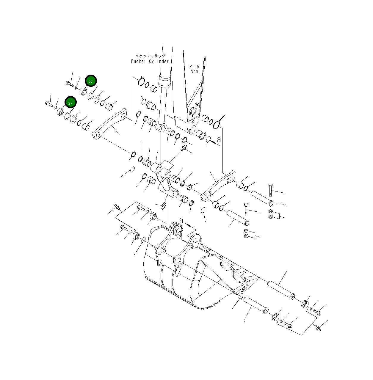 Крышка 21M-70-81560 Komatsu