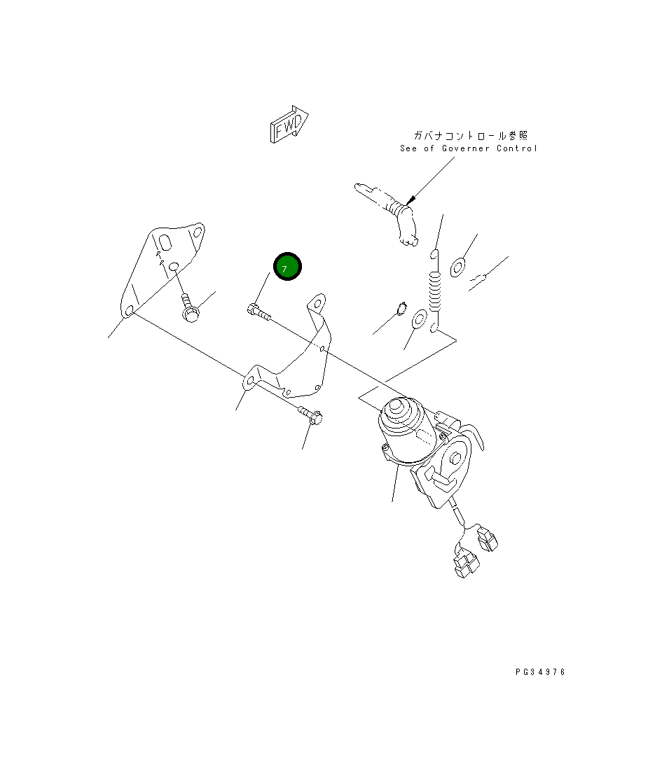 Болт YM26116-050122 Komatsu