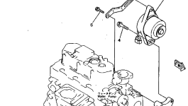 Кронштейн YM119640-77250 Komatsu