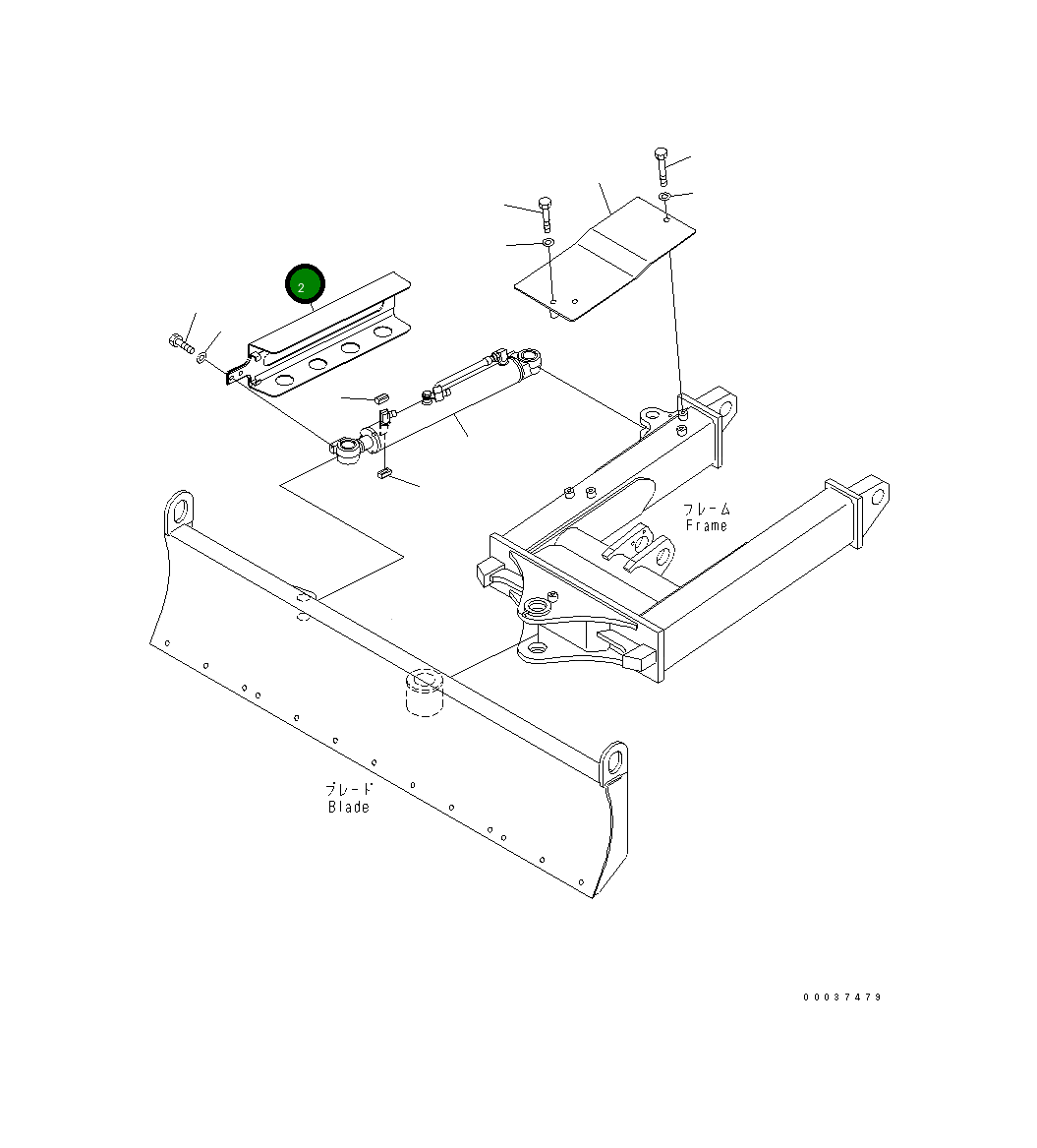 Крышка 22F-910-2760 Komatsu