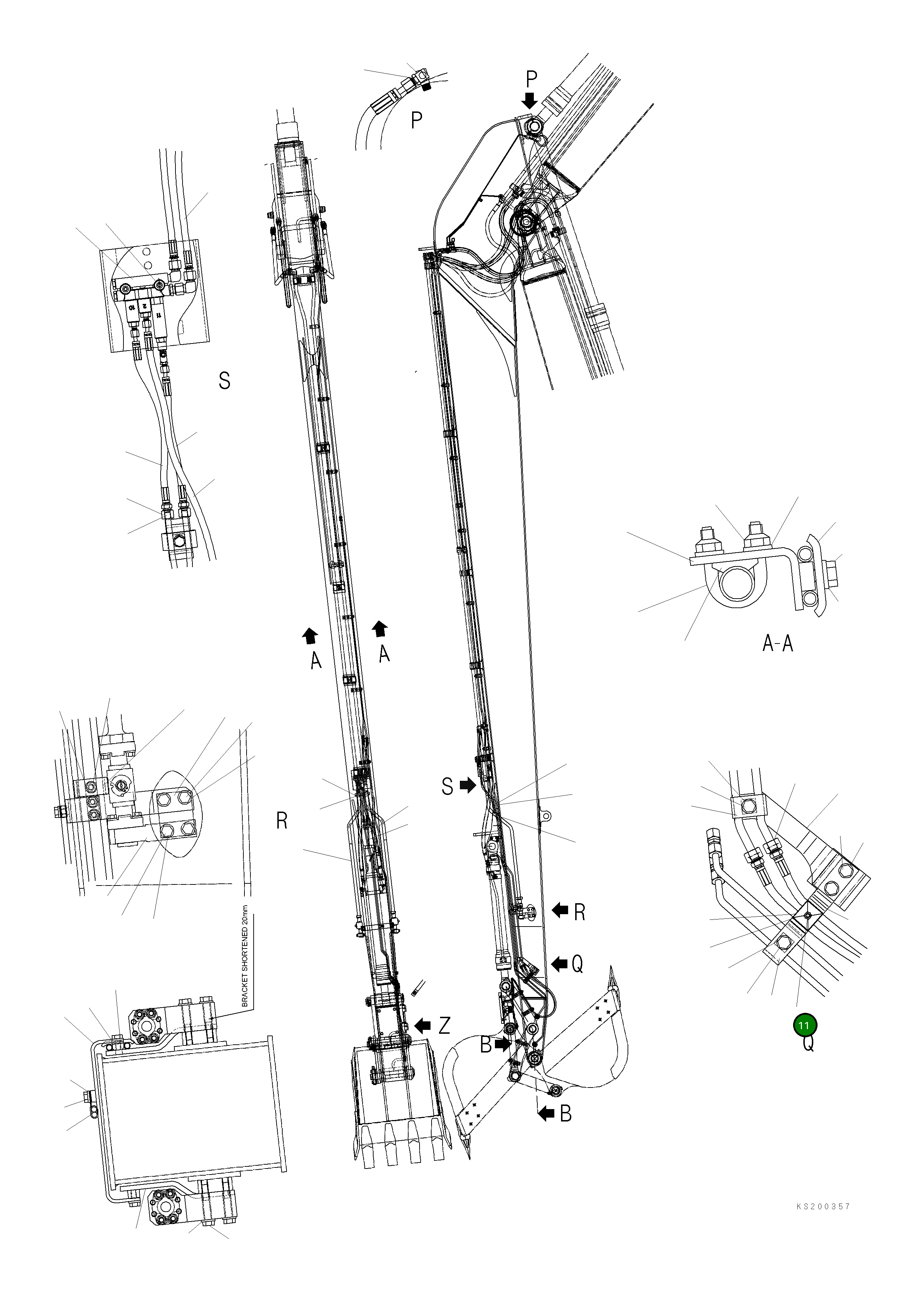 Болт 20Y-62-K7570  Komatsu