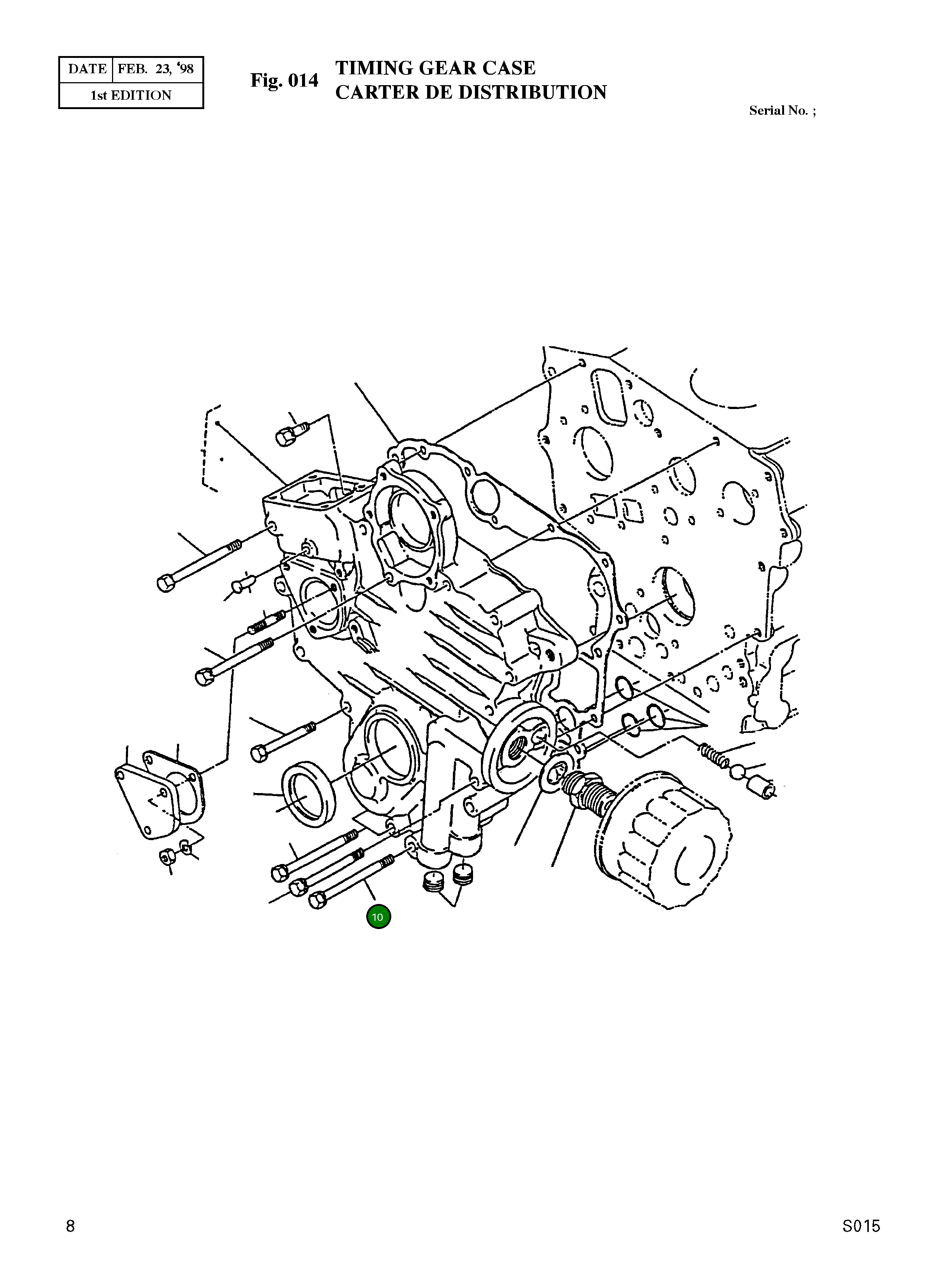 Болт 01023-50675 Komatsu