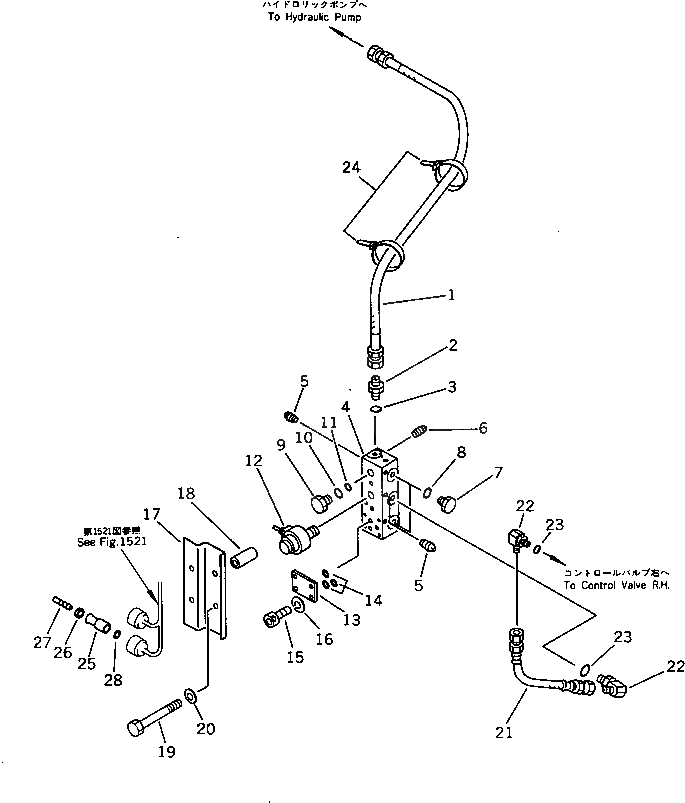 Кольцо уплотнительное (O-Ring) 22W-07-11910  Komatsu