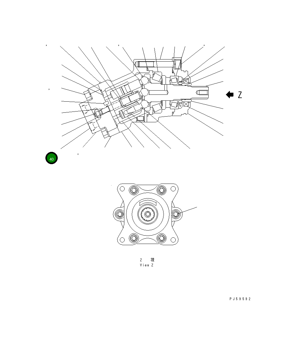 Болт 262-870-4571 Komatsu