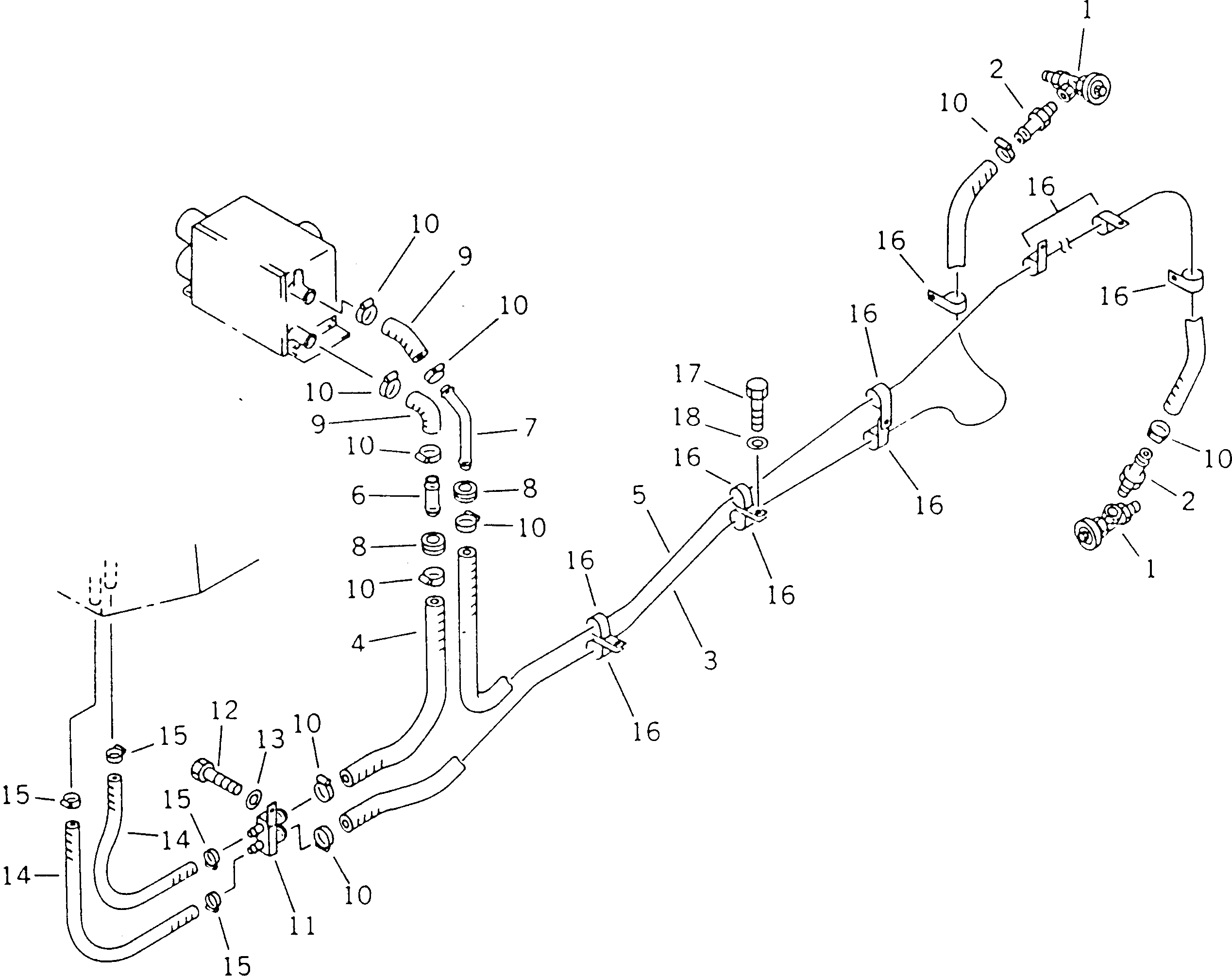 Болт 41E-W93-2470 Komatsu