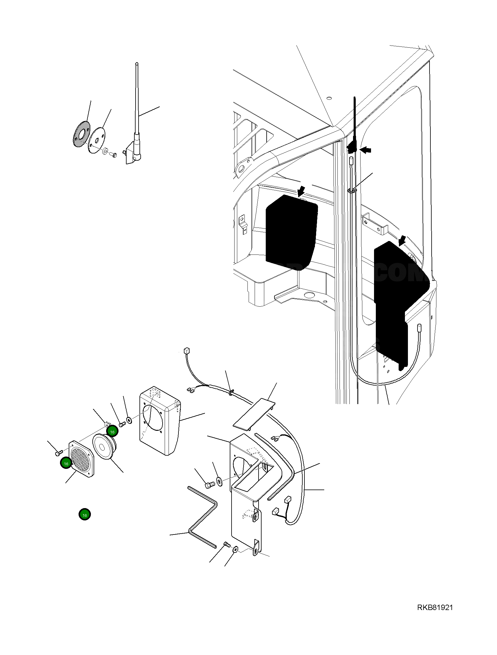 Крышка 42N-54-18970 Komatsu