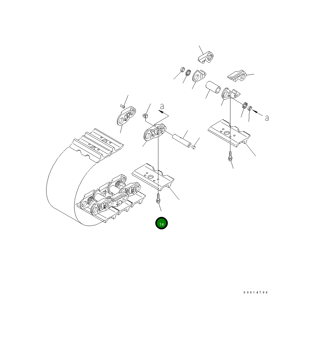 Болт 154-32-71270 Komatsu
