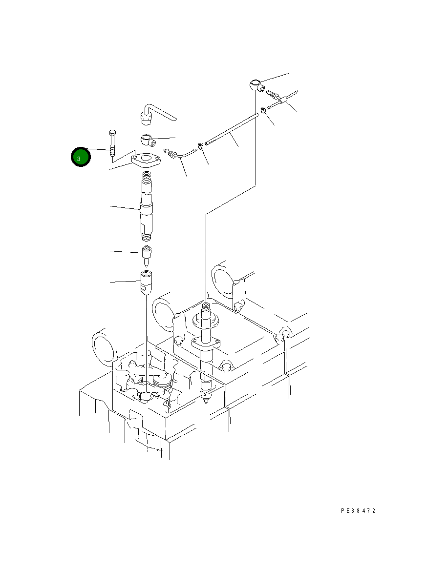 Болт 6162-13-3510 Komatsu