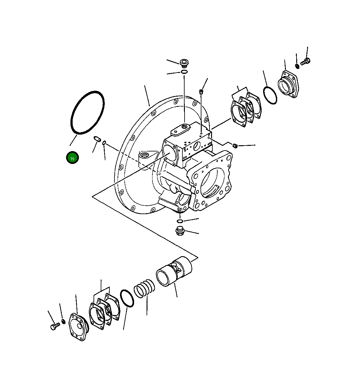 Кольцо уплотнительное (O-Ring) 708-27-12130 Komatsu