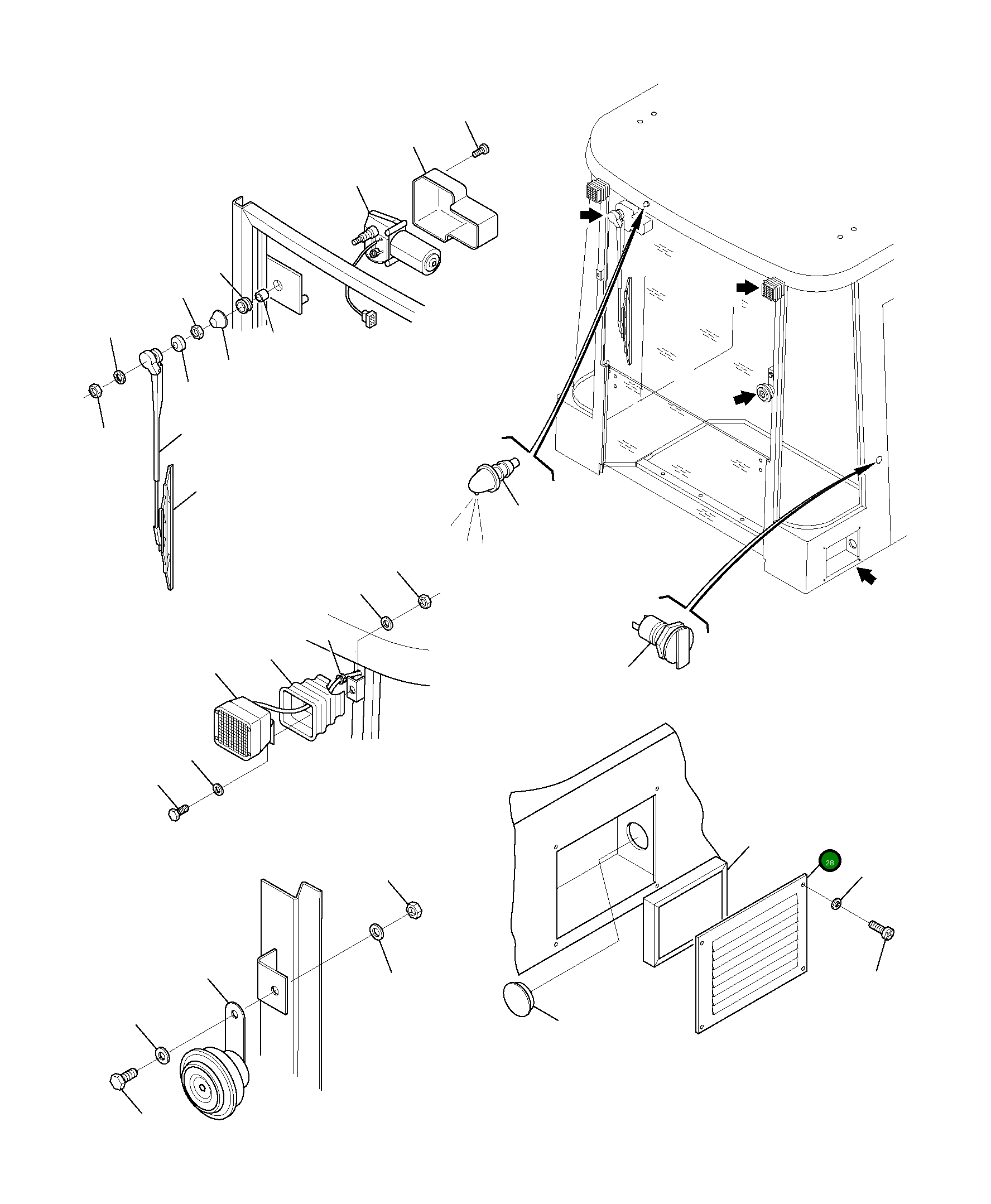 Крышка 816214466 Komatsu