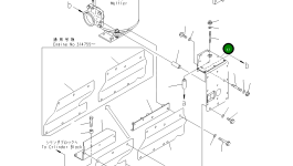 Крышка 6155-11-8660 Komatsu