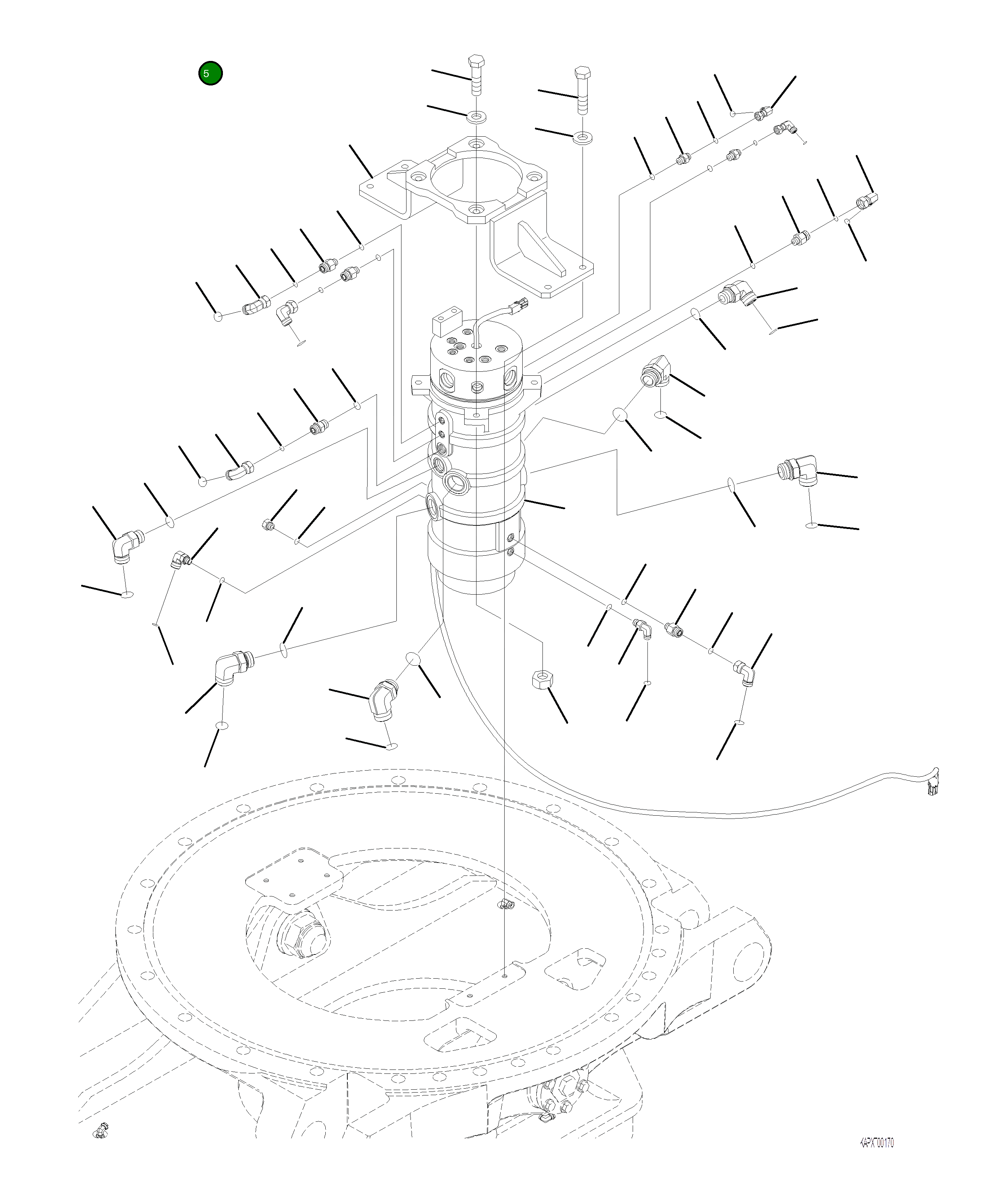 Болт 02010-80864 Komatsu