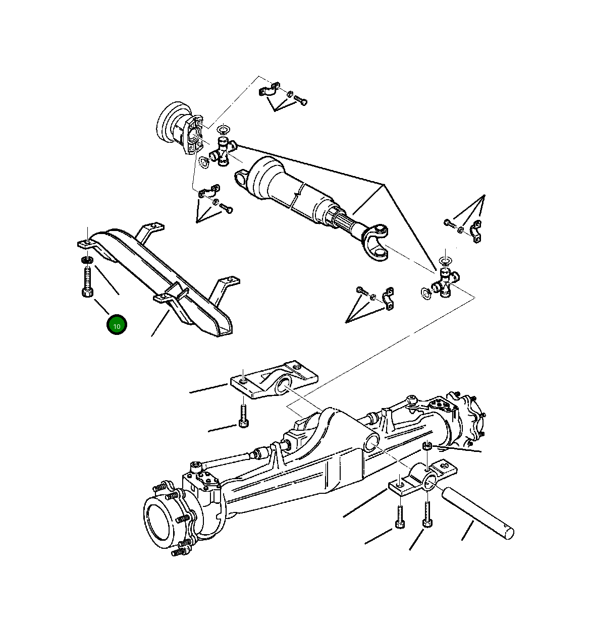 Болт 801015136 Komatsu
