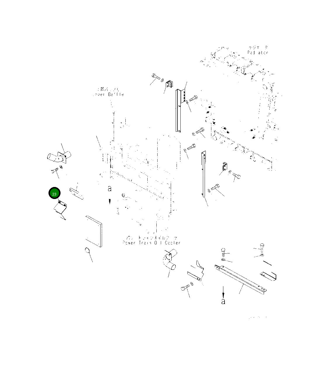 Крышка 423-54-63620 Komatsu