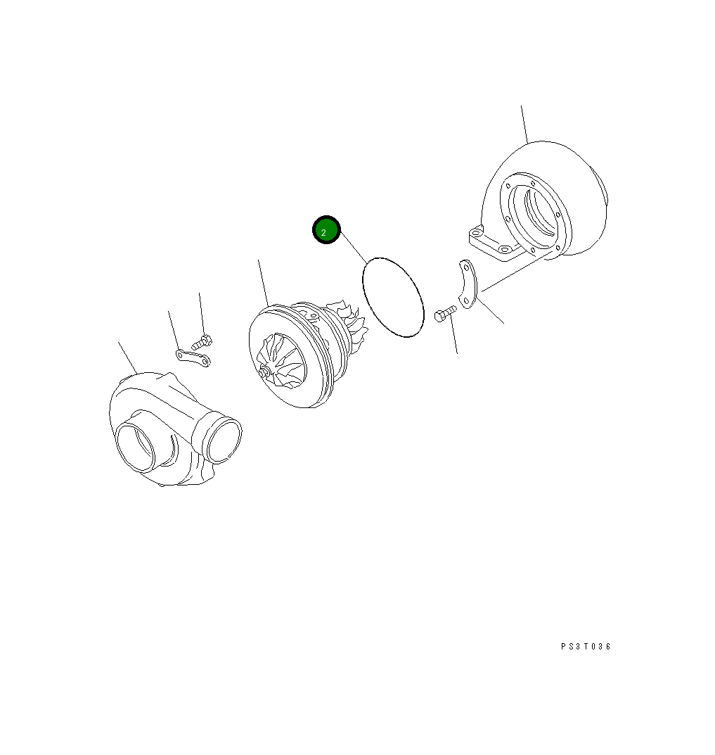 Кольцо уплотнительное (O-Ring) SP193710 Komatsu