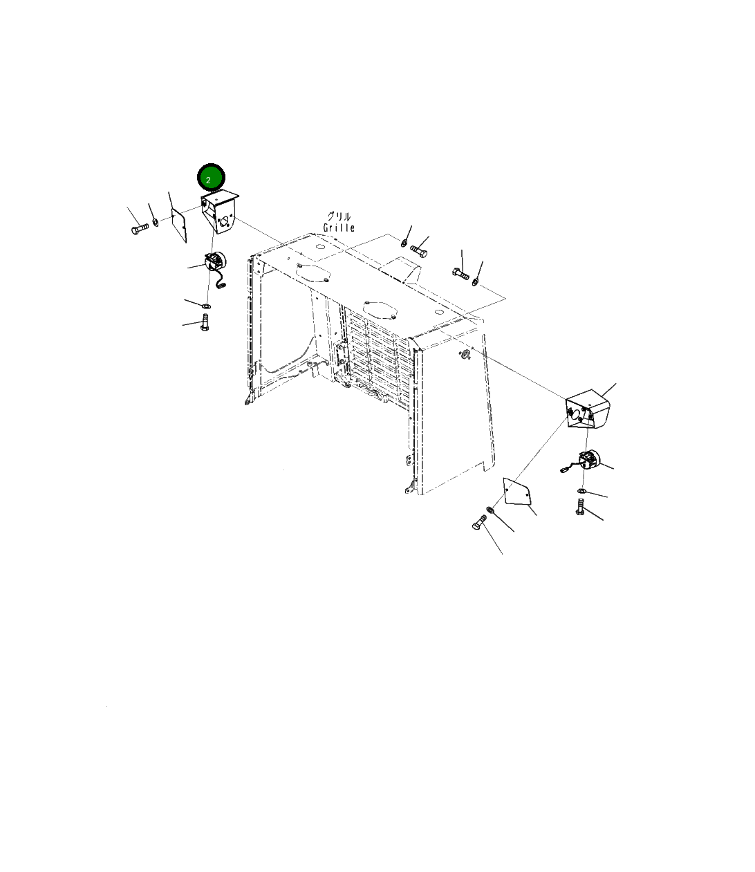 Крышка 421-54-56750 Komatsu