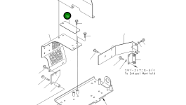 Крышка 124-01-61771 Komatsu